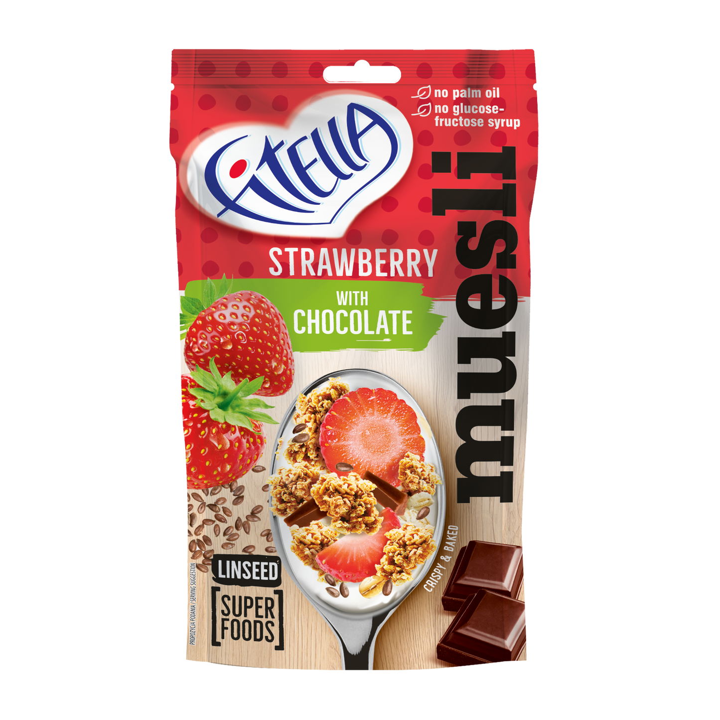 Fitella Strawberry Muesli with Chocolate