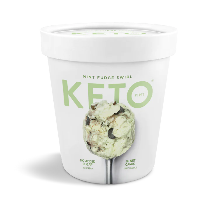 Keto Pint - Mint Fudge Swirl