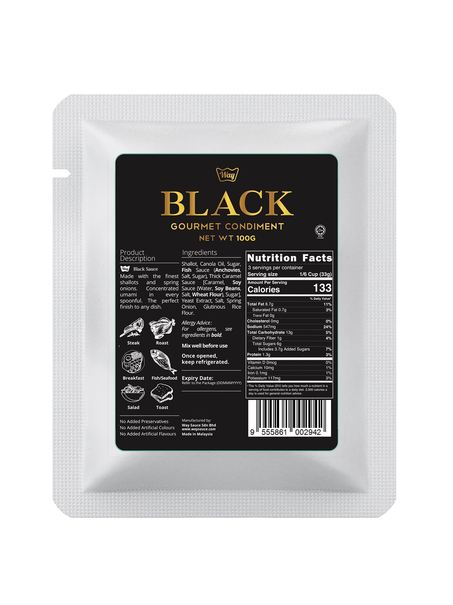 WAY SAUCE BLACK SAUCE