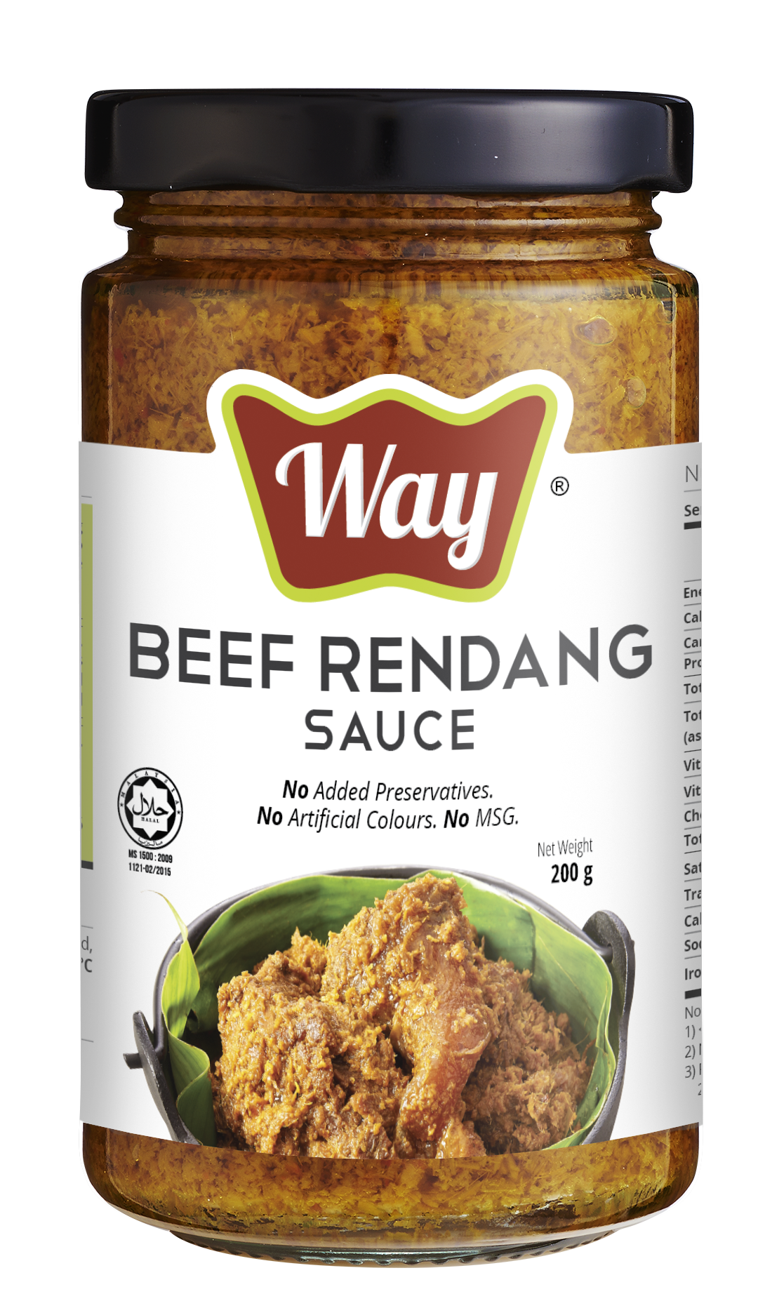 Way Sauce Beef Rendang Sauce