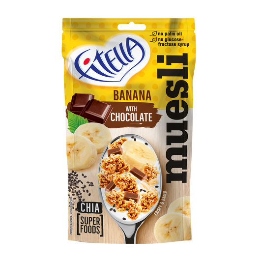 Fitella Banana Muesli with Chocolate