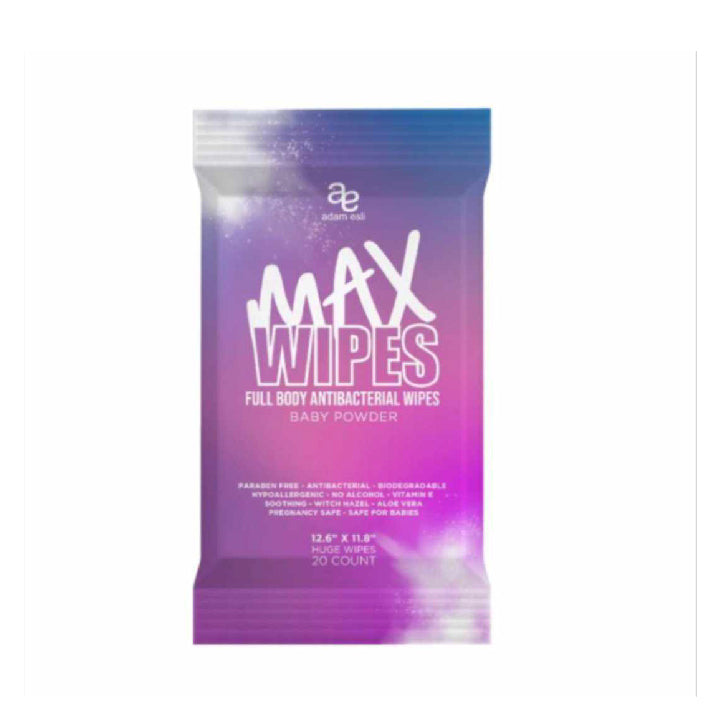 Adam Esli Max Wipes Baby Powder (20 sheets)