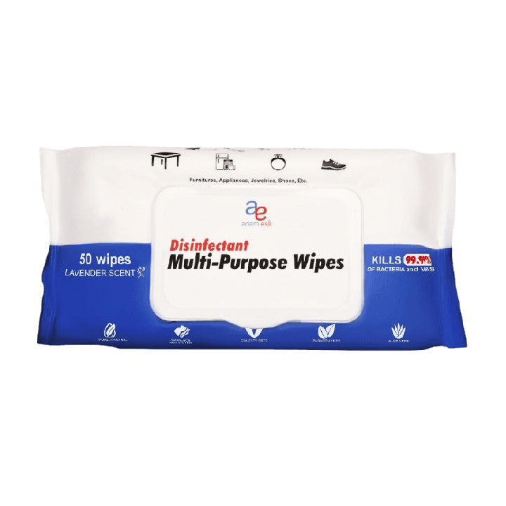 Adam Esli Multi-Purpose Wipes (50 Pulls)