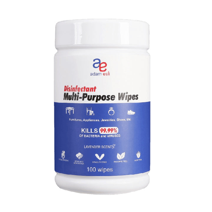 Adam Esli Multi-Purpose Wipes (100 Pulls)