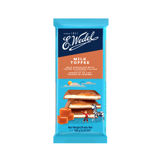 E Wedel Milk Chocolate with Toffee Flavored Filling