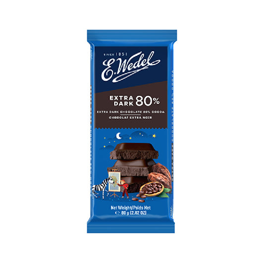 E Wedel Dark Chocolate 80% Cocoa
