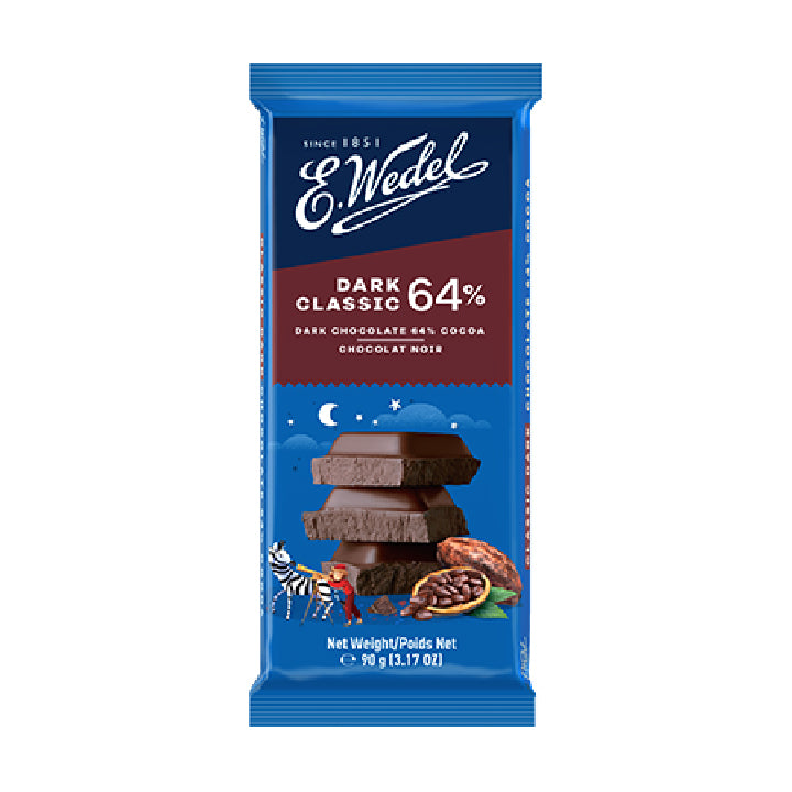 E Wedel Dark 64% Chocolate
