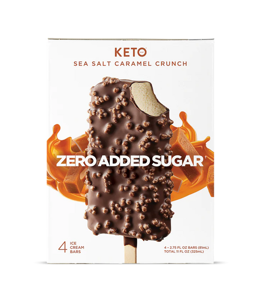 Keto Bar Sea Salt Caramel Crunch (4 pack)